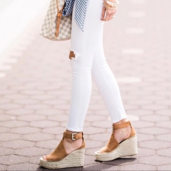 Marc Fisher Espadrille Wedge Sandals NEW - Picture 7 of 7